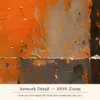 Orange and Blue Abstract Wall Art – Neutral Printable Art | Amber Echo