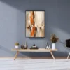 Orange and Blue Abstract Wall Art – Neutral Printable Art | Amber Echo