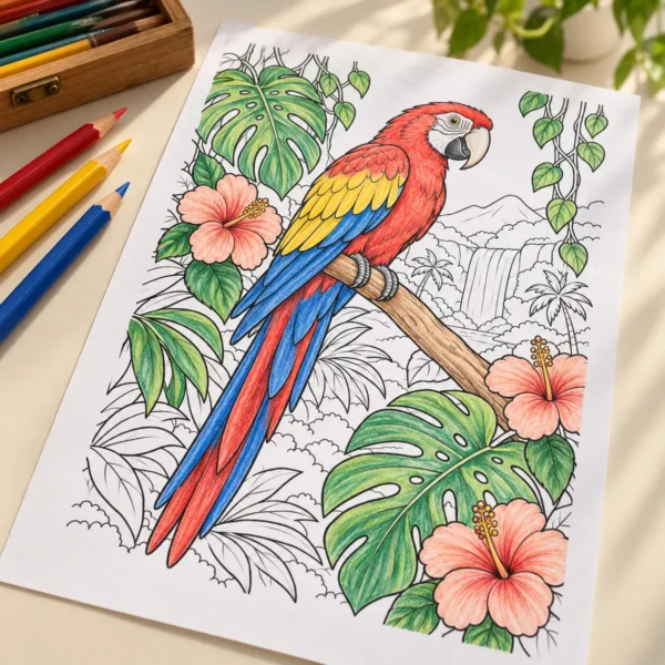 Animal_Adventures_Mockup5 Animal Adventures Coloring Book for Kids Ages 7–9 | 30 Printable Pages