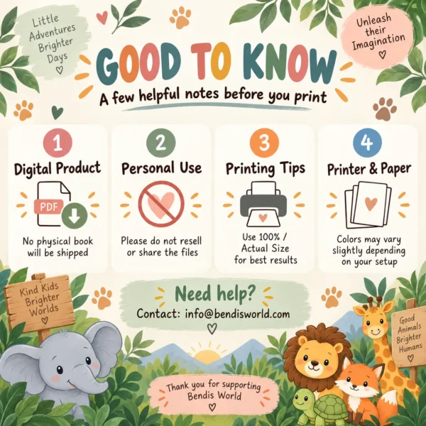 Animal_Adventures_Mockup9 Animal Adventures Coloring Book for Kids Ages 7–9 | 30 Printable Pages