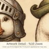 Whimsical Medieval Wall Art Set of 2 | Cottagecore Animal Prints | Digital Download