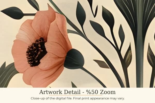 Art Nouveau Botanical Wall Art Set of 3 – Vintage Floral Printable Art