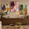 Chromatic Expressions - Mockup6 Chromatic Expressions β Set of 3 Abstract Wall Art Prints | Colorful Modern Digital Art