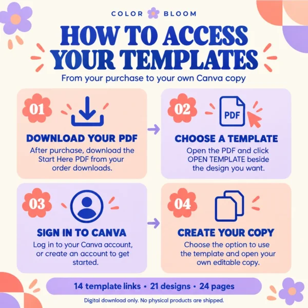 Color_Bloom_Mockup4 Small Business Canva Template Bundle | Packaging Cards & Instagram Posts | Color Bloom