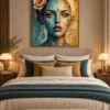 Digital Duality - Mockup5 Digital Duality – Colorful Abstract Woman Portrait Wall Art