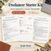 Freelancer Starter Kit – Contract, Invoice & NDA Bundle (Editable)