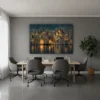 Lanterns of the Lost City – Printable Night City Wall Art