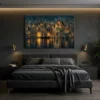 Lanterns of the Lost City – Printable Night City Wall Art