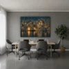 Lanterns of the Lost City – Printable Night City Wall Art
