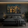 Lanterns of the Lost City – Printable Night City Wall Art