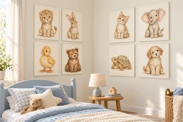Little Gentle Souls – Baby Animal Printable Wall Art Set of 8