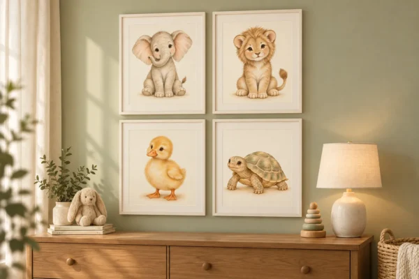 Little Gentle Souls – Baby Animal Printable Wall Art Set of 8