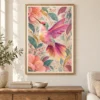 Pastel Wings & Petal Symphony – 2 Piece Printable Wall Art Set