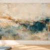 Blue and Beige Abstract Wall Art – Printable Landscape Art | Patina Reverie