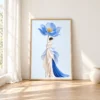Floral Woman Wall Art Set of 6 – Petal Couture Printable Art