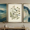 Quiet Splendor – Blue & Gold Printable Wall Art Set of 3