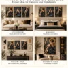 Royal_Noir_Collection_ Mockup10 Royal Noir Collection – 3 Piece Black & Gold Wall Art Set