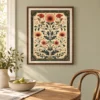Art Nouveau Botanical Wall Art Set of 3 – Vintage Floral Printable Art