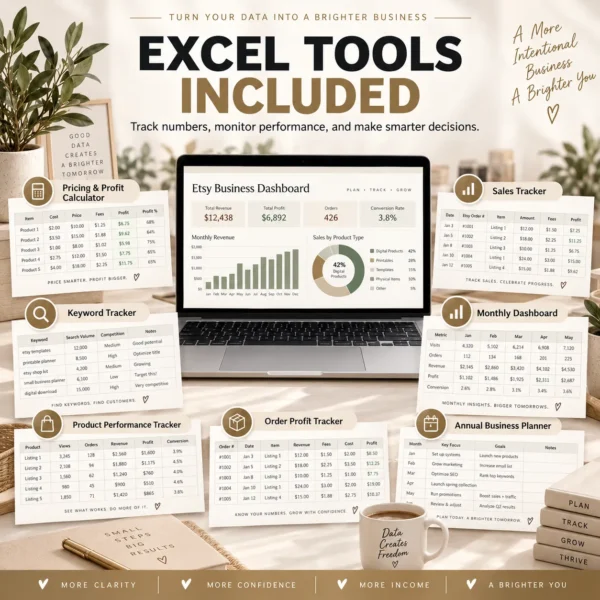 Etsy Seller Starter Kit – Complete Shop Launch & Growth Toolkit