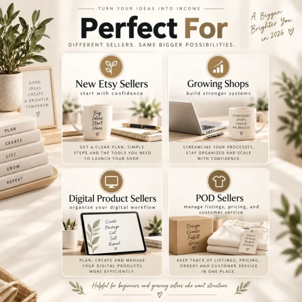 Etsy Seller Starter Kit – Complete Shop Launch & Growth Toolkit
