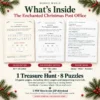 02_Christmas_Post_Office_Whats_Included Christmas Treasure Hunt Printable for Kids β The Enchanted Christmas Post Office