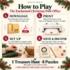 03_Christmas_Post_Office_How_to_Play Christmas Treasure Hunt Printable for Kids β The Enchanted Christmas Post Office
