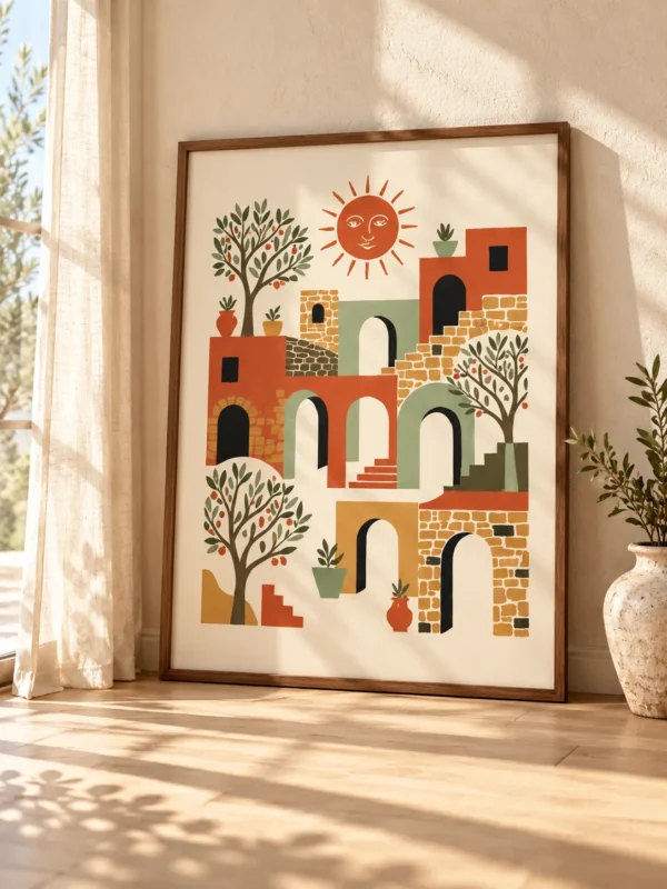 Mediterranean Printable Wall Art Set of 3 – Mediterranean Slow Living