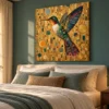 Gold Hummingbird Printable Wall Art – Gilded Wings
